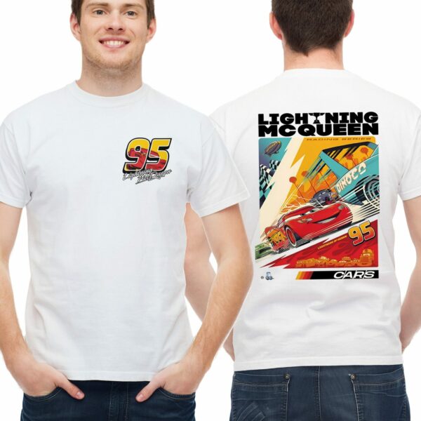 Lightning McQueen 95 T Shirt McQueen And Dinoco Shirt Pixar Cars McQueen Tee Cars Family Vacation Shirt Piston Cup Cars Land Shirt 1