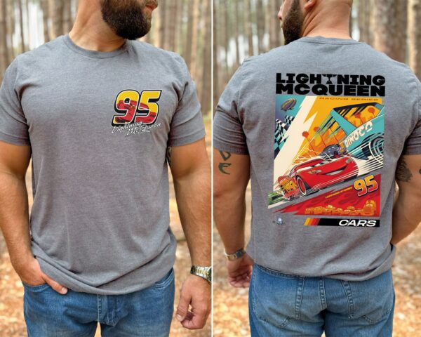 Lightning McQueen 95 T Shirt McQueen And Dinoco Shirt Pixar Cars McQueen Tee Cars Family Vacation Shirt Piston Cup Cars Land Shirt 3