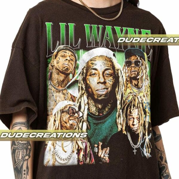 Limited Lil Wayne Vintage T Shirt Shirt Gift For Woman and Man Unisex T Shirt GP02 3