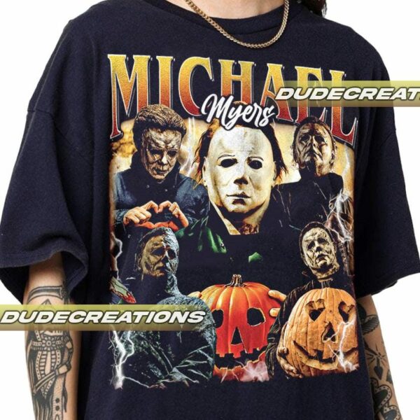 Limited Michael Myers Vintage T Shirt Shirt Gift For Woman and Man Unisex T Shirt GP02 2