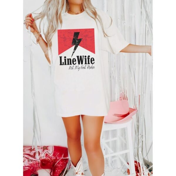 Lineman Wife Comfort Colors Graphic Tee for Line Wife Shirt 3