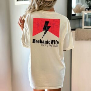 Mechanic Mechanic Wife Graphic tee Electrician gift Blue Collar Wife Mechanic Wife Shirt Mechanic Shirt Mechanic Gift 1