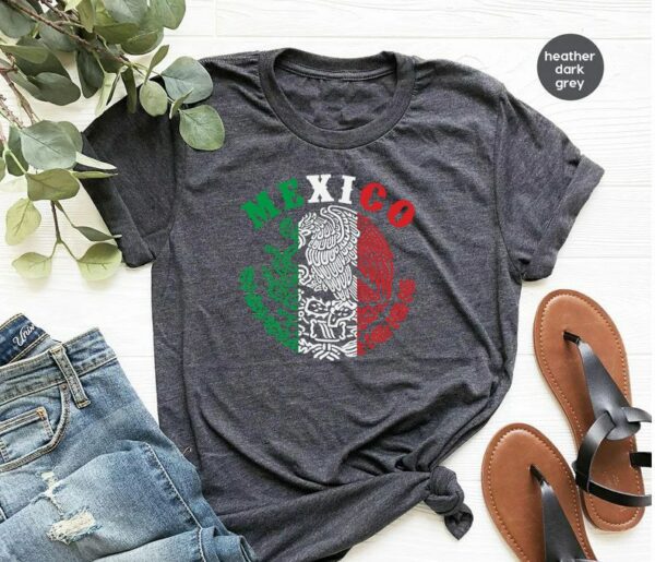 Mexico Tshirt Mexico Coat of Arms TshirtMexican Pride Nationality Eagle sweat Mexico Flag Sweatshirt Mexican Seal Mexico Flag 3