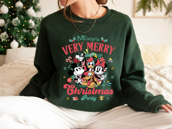 Mickeys Very Merry Christmas Party 2024 Shirt Walt Disneyworld Christmas Shirt Magic Kingdom Christmas Sweatshirt Christmas Gift Shirt 2