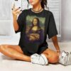 Moo Deng Mona Lisa Comfort Shirt Moo Deng Hippo The Famous Baby T Shirt Moo Deng Bouncy Pig T Shirt Baby Hippo Tee 6