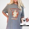 My Favorite Spirit Is Whiskey Halloween T Shirt Funny Boo Ghost Graphic Tee Retro Spooky Season Whiskey Lover Shirt Cute Autumn Fall Gift 5