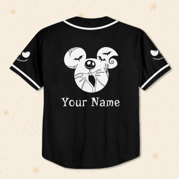 Personalize Jack Skellington Custom Name Nightmare Before Baseball Team Jersey Jack Skellington Disneyland Jersey Birthday Gift 3