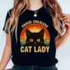 Proud Childless Cat Lady Shirt Funny Election 2024 Tee for Cat Lovers Reproductive Rights Supporters 1