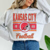 Retro Kansas City Football Gift Kansas City Vintage Football Sweater Kansas City Football Crewneck For Women Kansas City Mens Sweatshirt 5