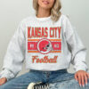 Retro Kansas City Football Gift Kansas City Vintage Football Sweater Kansas City Football Crewneck For Women Kansas City Mens Sweatshirt 7