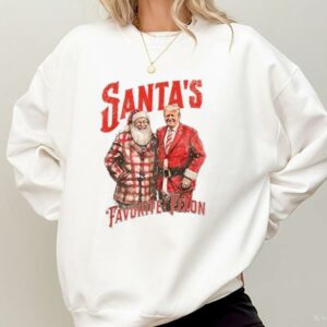 Santa's Favorite Felon Shirt Gift for Republican 1 1