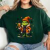 Spooky Grinch Halloween T Shirt Cool Halloween Graphic Tee Grinch Drinking Pumpkin Juice Halloween Unisex Shirt 5