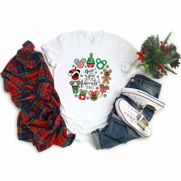 These Are a Few of my Favorite Things Shirt Disney Gingerbread Disney Christmas Shirt Disney Family Disneyworld Trip Christmas Shirt 1