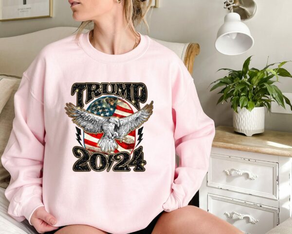 Trump 2024 MAGA Distressed Unisex SweatshirtMAGA ShirtDonald Trump 2024 Republican Shirt Republican Gift Patriot Shirt 5