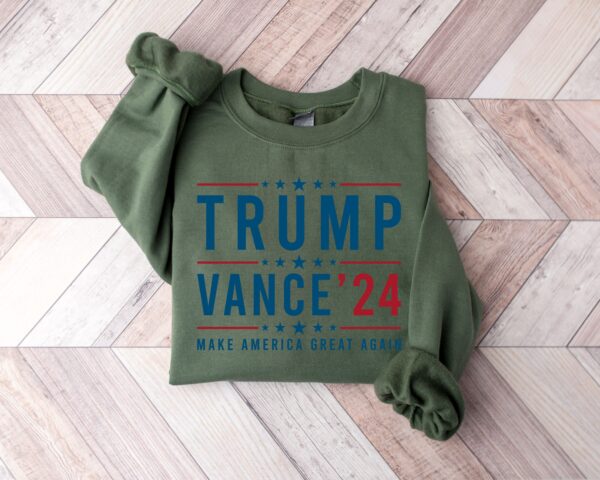 Trump Vance 24 Shirt Trump 2024 Sweatshirt President Trump Republican Shirt Republican Gifts Support Trump Shirt American Flag Shirt 4