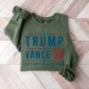 Trump Vance 24 Shirt Trump 2024 Sweatshirt President Trump Republican Shirt Republican Gifts Support Trump Shirt American Flag Shirt 4