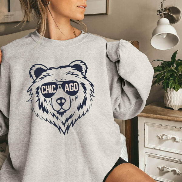 Vintage Chicago Football Crewneck Sweatshirt Bears Shirt Retro Chicago Football Shirt Chicago Sweatshirt Chicago Fan Gift 1