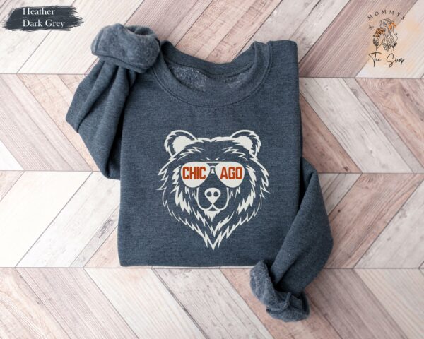 Vintage Chicago Football Crewneck Sweatshirt Bears Shirt Retro Chicago Football Shirt Chicago Sweatshirt Chicago Fan Gift 4