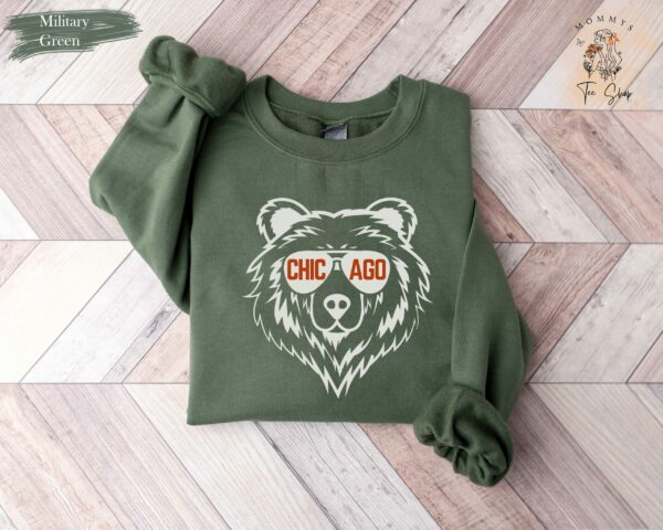 Vintage Chicago Football Crewneck Sweatshirt Bears Shirt Retro Chicago Football Shirt Chicago Sweatshirt Chicago Fan Gift 7