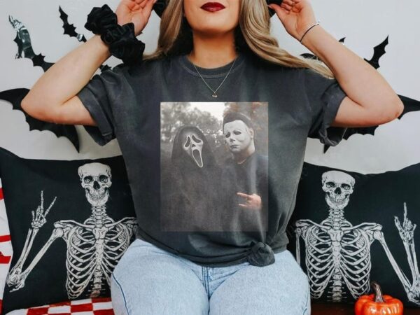 Vintage Halloween Ghost Face Shirt Do You Want To Die Scary Movies Tee Ghost Face Shirt 2