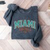 Vintage Miami Football Crewneck Sweatshirt Dolphins Sweatshirt Miami Football Game Day Dolphins Fans Gift Miami Football Game Day Shirt 5