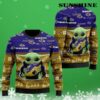 Baby Yoda Baltimore Ravens Christmas Sweater 3 3