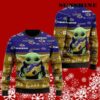 Baby Yoda Baltimore Ravens Christmas Sweater 5 5