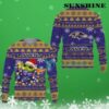 Baby Yoda Star Wars Ravens Light Up Christmas Sweater 3 3