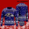 Baltimore Raven Ugly Christmas Sweater Football Gifts 5 5