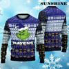 Baltimore Ravens Christmas Grinch Ugly Christmas Sweater 4 4