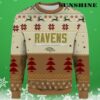 Baltimore Ravens Combien Tranning Ugly Christmas Sweater 3 3