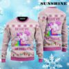 Believe In Magic Pink Unicorn Christmas Sweater 4 4