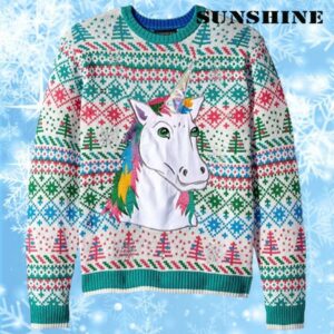 Blizzard Bay Unicorn Christmas Sweater 1 1