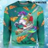 Cat Riding 3D Unicorn Ugly Christmas Sweater 4 4