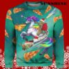 Cat Riding 3D Unicorn Ugly Christmas Sweater 5 5