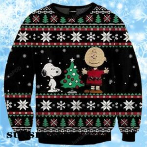 Charlie Brown And Snoopy Ugly Christmas Sweater 1 1