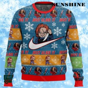 Childs Play Horror Ugly Christmas Sweater Chucky Sweater Spirit Halloween 1 1