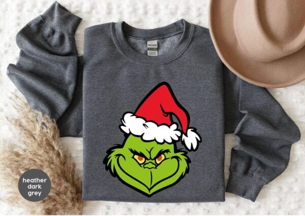 Christmas Monster Hoodie Grinchmas Sweatshirts Grinch Christmas Sweatshirt Christmas Hoodie Christmas Grinch Longsleeve 1 1