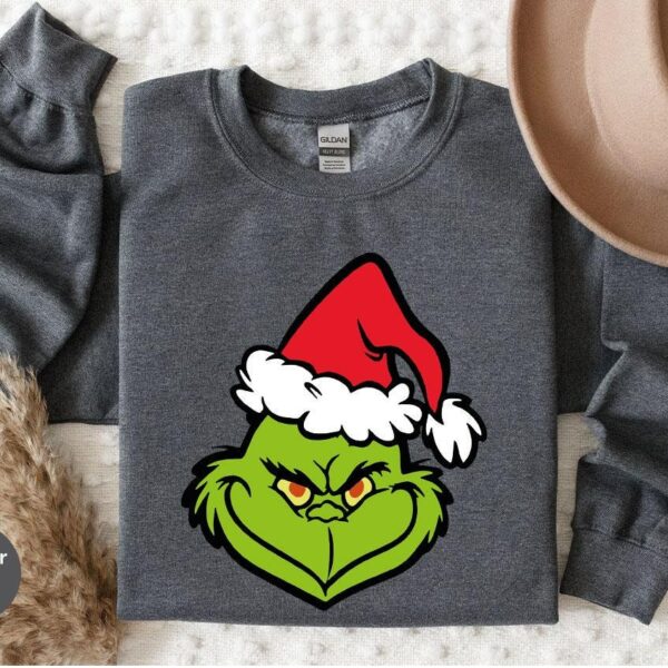 Christmas Monster Hoodie Grinchmas Sweatshirts Grinch Christmas Sweatshirt Christmas Hoodie Christmas Grinch Longsleeve 1 1