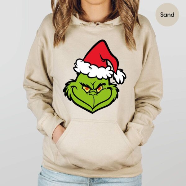 Christmas Monster Hoodie Grinchmas Sweatshirts Grinch Christmas Sweatshirt Christmas Hoodie Christmas Grinch Longsleeve 3 1