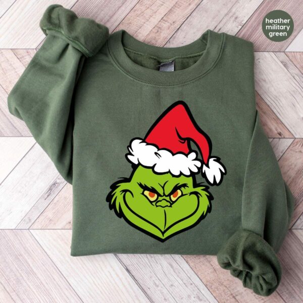 Christmas Monster Hoodie Grinchmas Sweatshirts Grinch Christmas Sweatshirt Christmas Hoodie Christmas Grinch Longsleeve 5