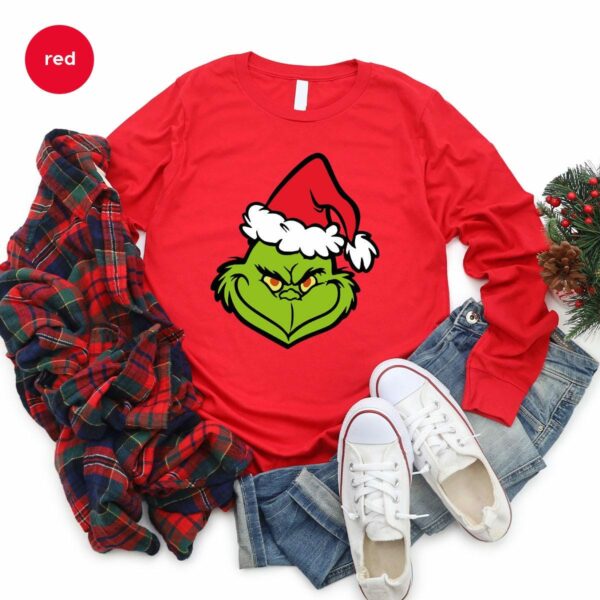 Christmas Monster Hoodie Grinchmas Sweatshirts Grinch Christmas Sweatshirt Christmas Hoodie Christmas Grinch Longsleeve 7 1