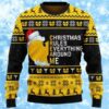 Christmas Rules Everything Around Me Wu Tang Ugly Christmas Sweater 1 1