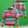 Chuckie Doll Good Guys Ugly Christmas Sweater Chucky Good Guy Sweater Chucky Striped Sweater 3 3