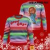 Chuckie Doll Good Guys Ugly Christmas Sweater Chucky Good Guy Sweater Chucky Striped Sweater 5 5