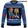 Chucky And Tiffany Sweater Chucky Wanna Play Ugly Christmas Sweater 2 2