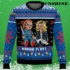 Chucky And Tiffany Sweater Chucky Wanna Play Ugly Christmas Sweater 3 3