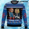 Chucky And Tiffany Sweater Chucky Wanna Play Ugly Christmas Sweater 4 4