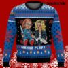 Chucky And Tiffany Sweater Chucky Wanna Play Ugly Christmas Sweater 5 5