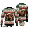 Cow Chop Christmas Sweater Highland Cow Christmas Sweater 2 2